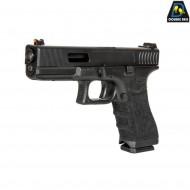 Co2 pistol mod.854 g17 style scarrellante black double bell (db-030581)