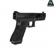 Co2 pistol mod.854 g17 style scarrellante black double bell (db-030581)
