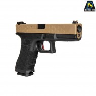 Pistola a GAS mod.755 g17 style scarrellante two tone double bell (db-030582)