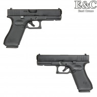 Pistola a GAS glk g17 g.5 style scarrellante black e&c (ec-031384)