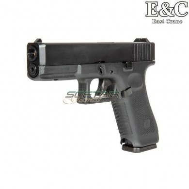 Gas pistol glk g17 g.5 style blowback black e&c (ec-031384)