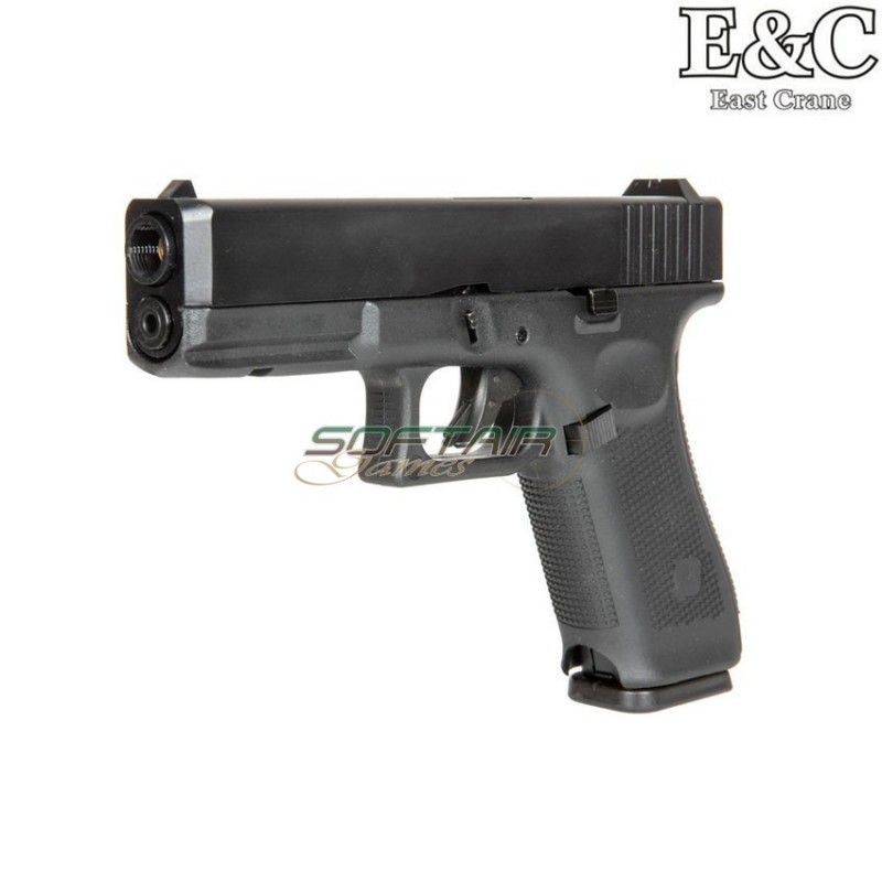 Pistola a GAS glk g17 g.5 style scarrellante black e&c (ec-031384)