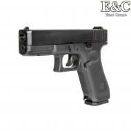 Gas pistol glk g17 g.5 style blowback black e&c (ec-031384)