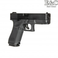 Pistola a GAS glk g17 g.5 style scarrellante black e&c (ec-031384)