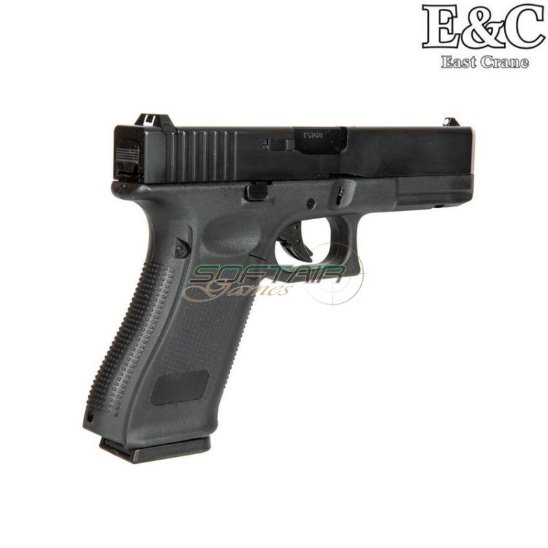 Gas pistol glk g17 g.5 style blowback black e&c (ec-031384)