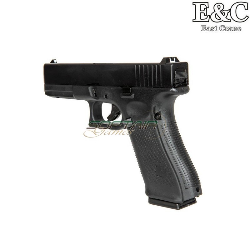 Gas pistol glk g17 g.5 style blowback black e&c (ec-031384)