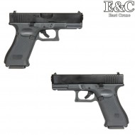 Gas pistol glk g19X g.5 style blowback black e&c (ec-031388)