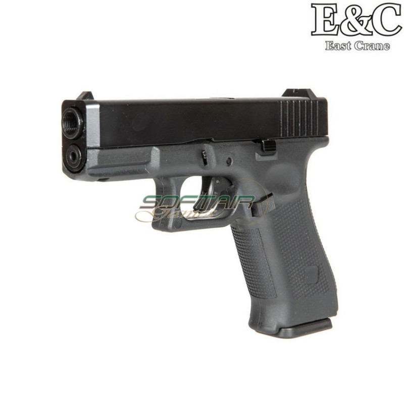 Pistola a GAS glk g19X g.5 style scarrellante black e&c (ec-031388)