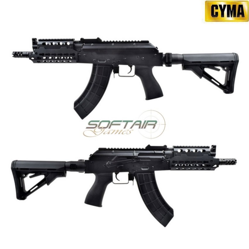 Fucile elettrico AK-74 CQB full metal black cyma (cm076a) Fucile elettrico AK-74 CQB full metal black cyma (cm076a)