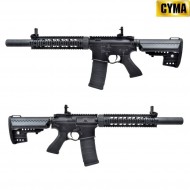 Fucile elettrico M4 CARBINE RIS SILENCED full metal black cyma (cm070b)