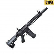 Fucile elettrico M4 CARBINE RIS SILENCED full metal black cyma (cm070b)