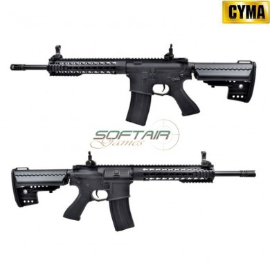 Electric rifle M4 KEYMOD 10" sport line black cyma (cm615)