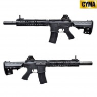 Electric rifle M4 CARBINE RIS SILENCED sport line black cyma (cm631)