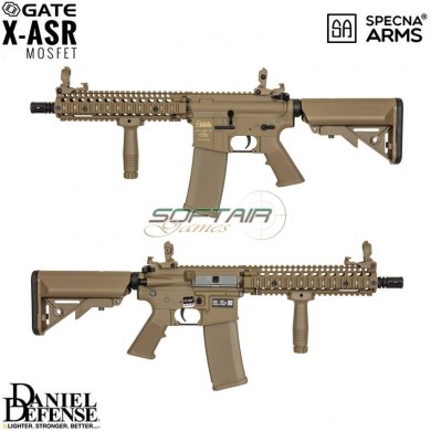 Electric Rifle Daniel Defense® x-asr Sa-c19 Assault Replica Mk18 Mod1 Dark Earth Core™ Specna Arms® (spe-01-031393)