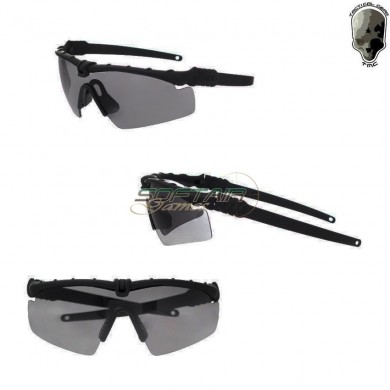 Tactical Eyewear Black Frame & Smoke Lense Tmc (tmc-6484-bksm)
