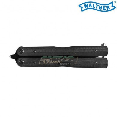 Butterfly knife with case walther (um-5.0731x)