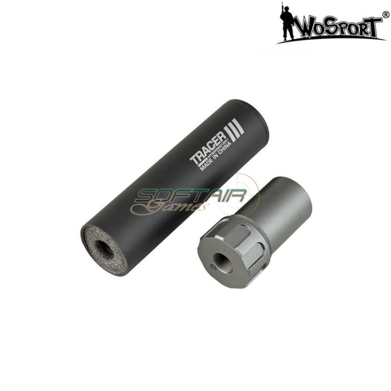 Unità tracciante TRACER III 15.8 14mm nero wosport (wo-ex20b)