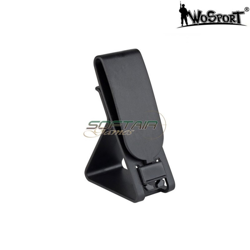 Porta cuffie per cintura nero wosport (wo-acc01b) - Softair Games - ASG  Softair San Marino