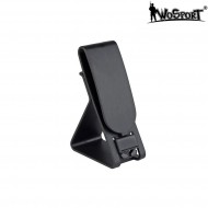 Porta cuffie per cintura nero wosport (wo-acc01b)