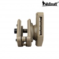 Porta caricatore per pistole rotante dark earth wosport (wo-mg47t)