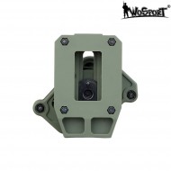 Porta caricatore per pistole rotante olive drab wosport (wo-mg47v)