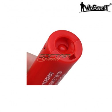 Set 6 pezzi cartuccia 1x15 red wosport (wo-ex15red)