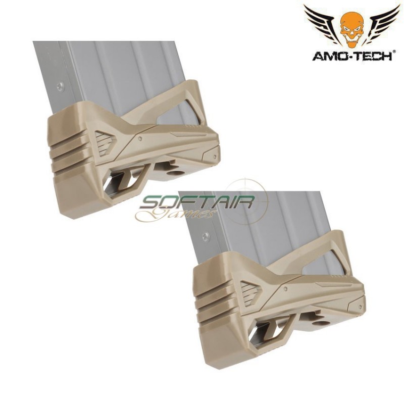 SET 2 pezzi dark earth estrattore caricatori 5.56 serie stanag amo-tech® (amt-wo-ex1203t)