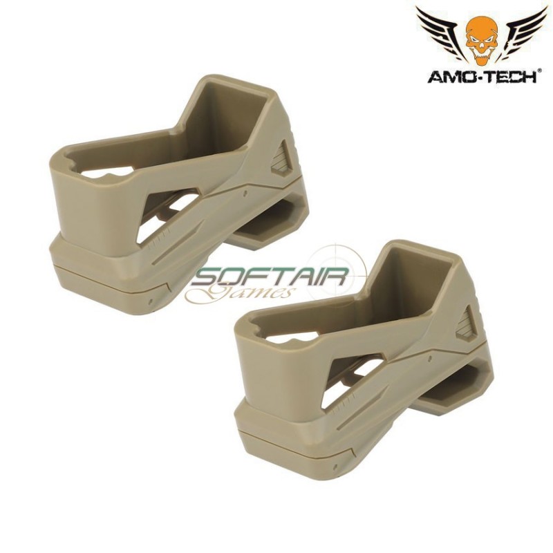 SET 2 pezzi dark earth estrattore caricatori 5.56 serie stanag amo-tech® (amt-wo-ex1203t)