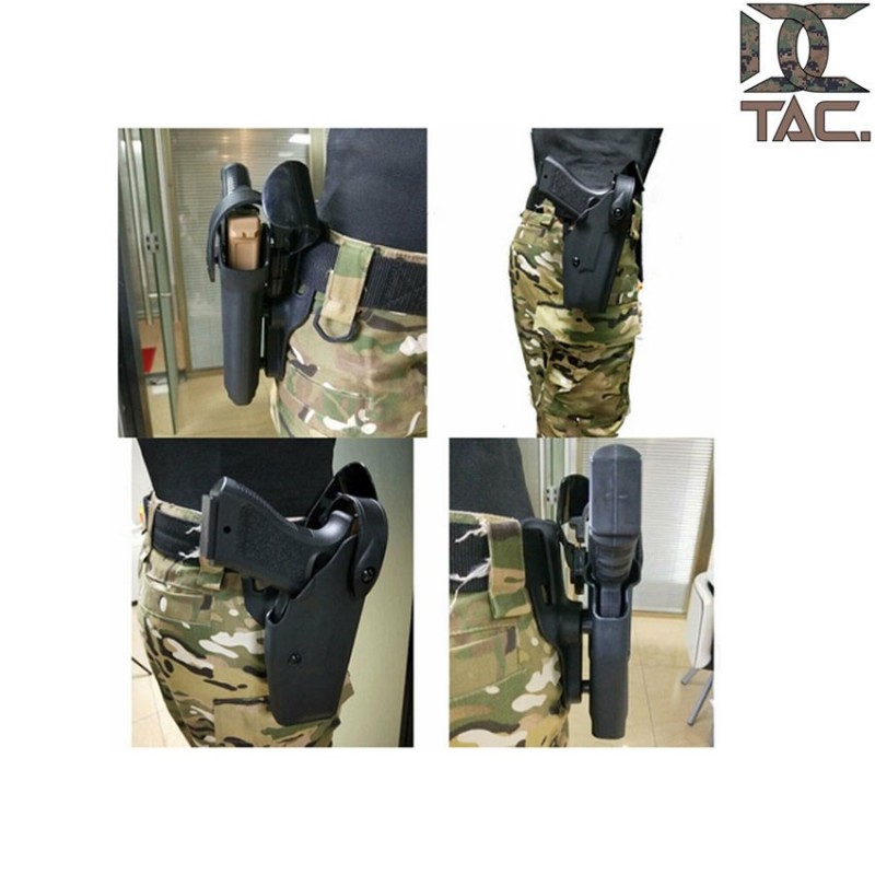 Fondina per GLOCK Safar. 6320 style VERDE d.c. tactical (dctac-08-od)
