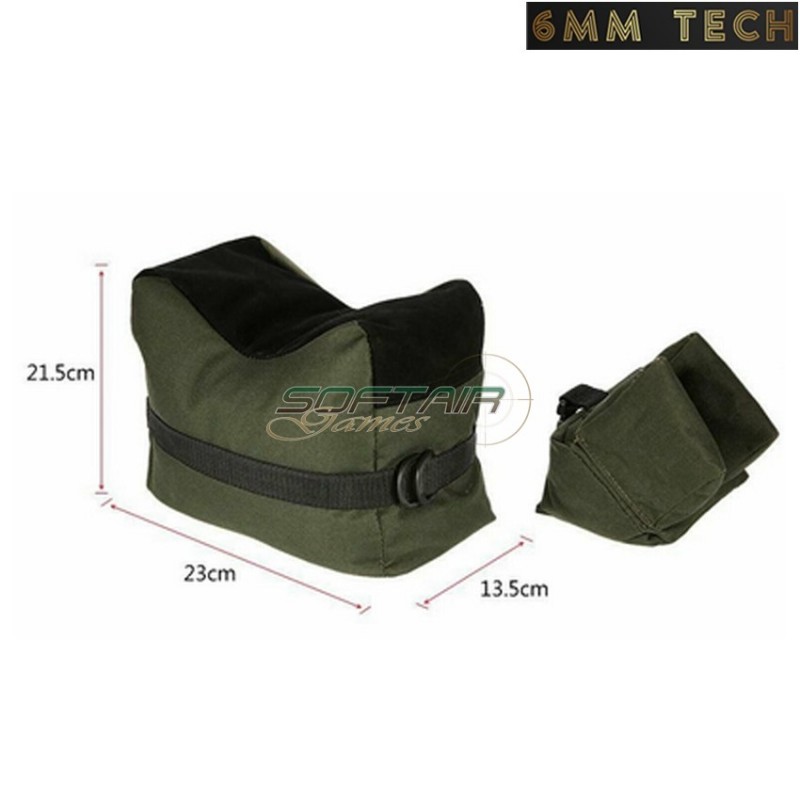 Tactical support bag for sniper GREEN 6MM TECH (6mmt-01-od)