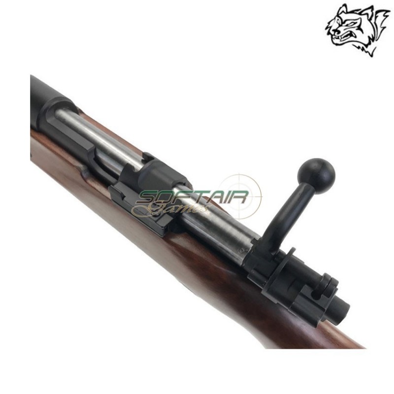 Fucile a molla wwii kar 98k sniper REAL WOOD snow wolf (sw-swolf024)