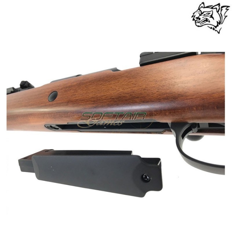 Spring rifle wwii kar 98k sniper REAL WOOD snow wolf (sw-swolf024)