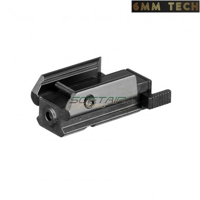 Mini compact red laser sight for 22mm rail black 6MM TECH (6mmt-05-bk)
