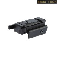 Mini compact red laser sight per 22mm rail nero 6MM TECH (6mmt-05-bk)