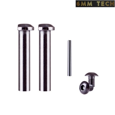 Set body m4/m16 pins in acciaio cromato 6mm tech (6mmt-06-chr)