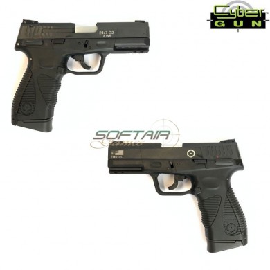 Co2 Pistol Pt24/7 G2 Full Black Cybergun (210520)