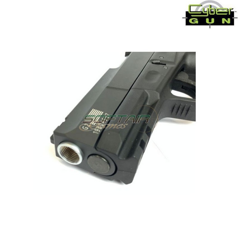 Co2 Pistol Pt24/7 G2 Full Black Cybergun (210520)