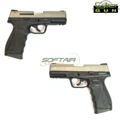 Co2 Pistol Pt24/7 G2 Silver Slide Cybergun (210529)