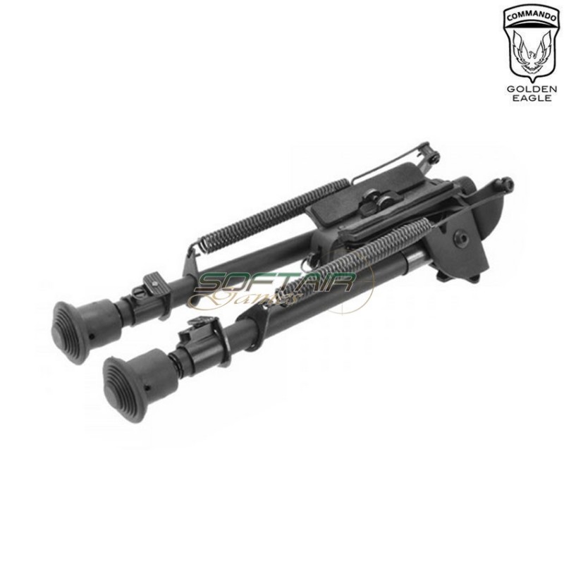 Foldable and extendable black bipod golden eagle (ge-m153)