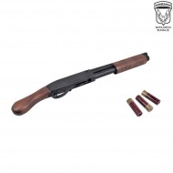 Gas shotgun m870 short full metal & real wood golden eagle (ge-m870sw) Gas shotgun m870 short full metal & real wood golden eagle (ge-m870sw)