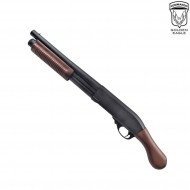 Fucile pompa a gas m870 full metal & real wood golden eagle - Softair Games  - ASG Softair San Marino