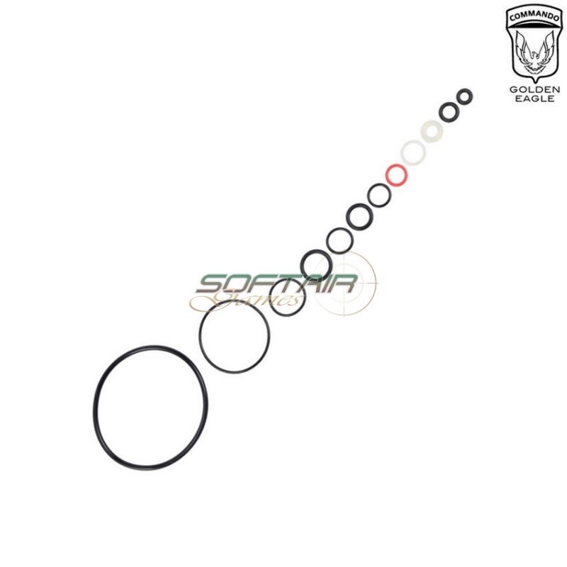 O-rings set for shotgun m870 with gas tank golden eagle (ge-mc-89a) O-rings set for shotgun m870 with gas tank golden eagle (ge-mc-89a)