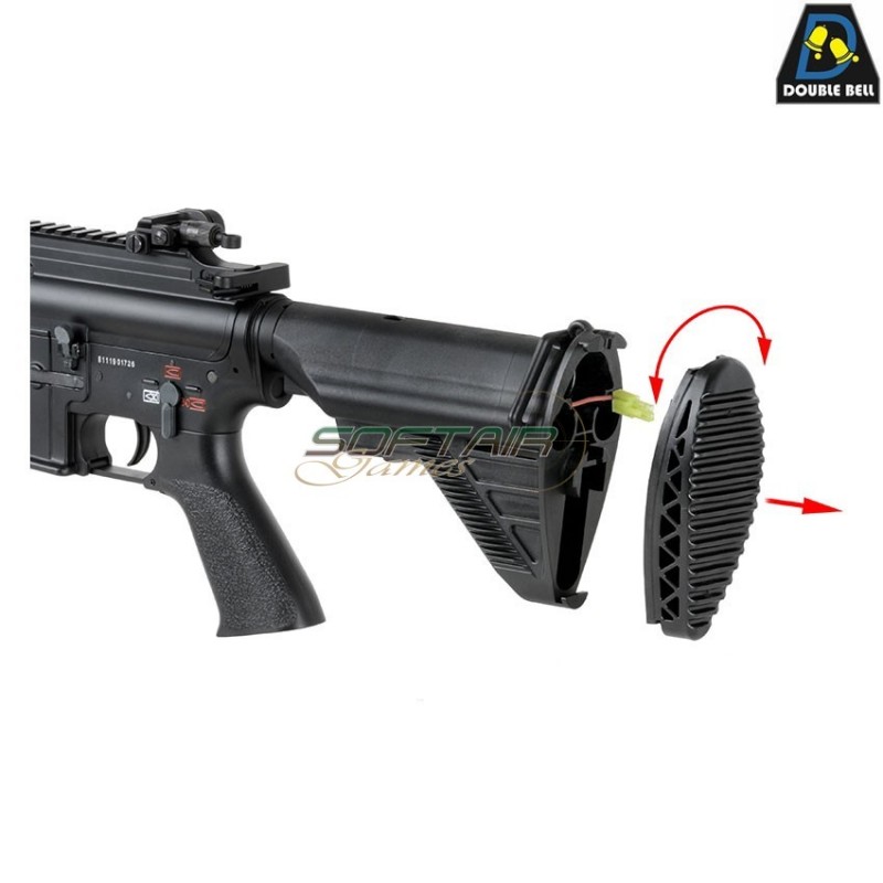 Electric rifle HK416 type 811 carbine black full metal double bell (db-811-bk)