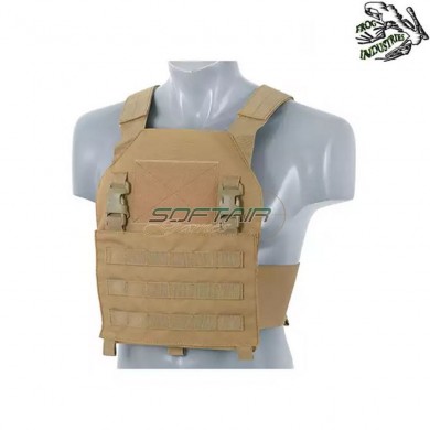 Shooter plate carrier coyote frog industries® (fi-m51611049-tan)