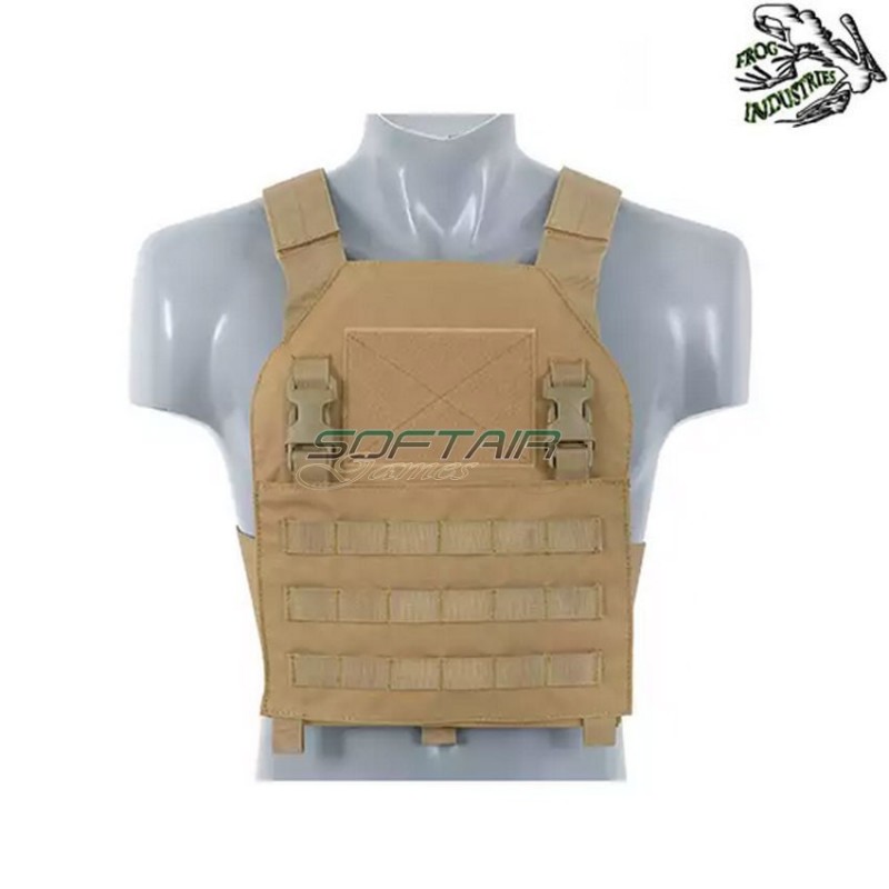 Shooter plate carrier coyote frog industries® (fi-m51611049-tan)