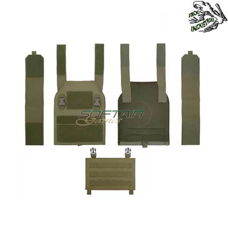 Shooter plate carrier olive drab frog industries® (fi-m51611049-od)