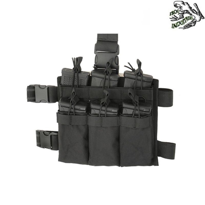 Drop leg panel m4 six-mag black frog industries® (fi-m51613222-bk)