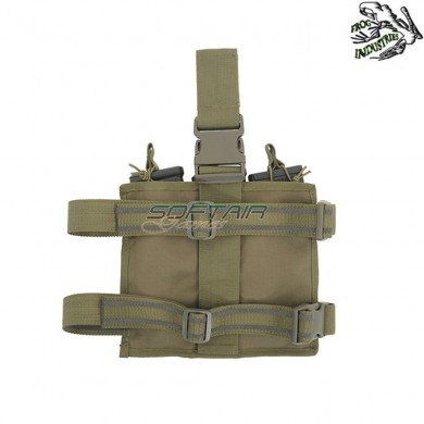 Cosciale drop leg panel m4 six-mag olive drab frog industries® (fi-m51613222-od)