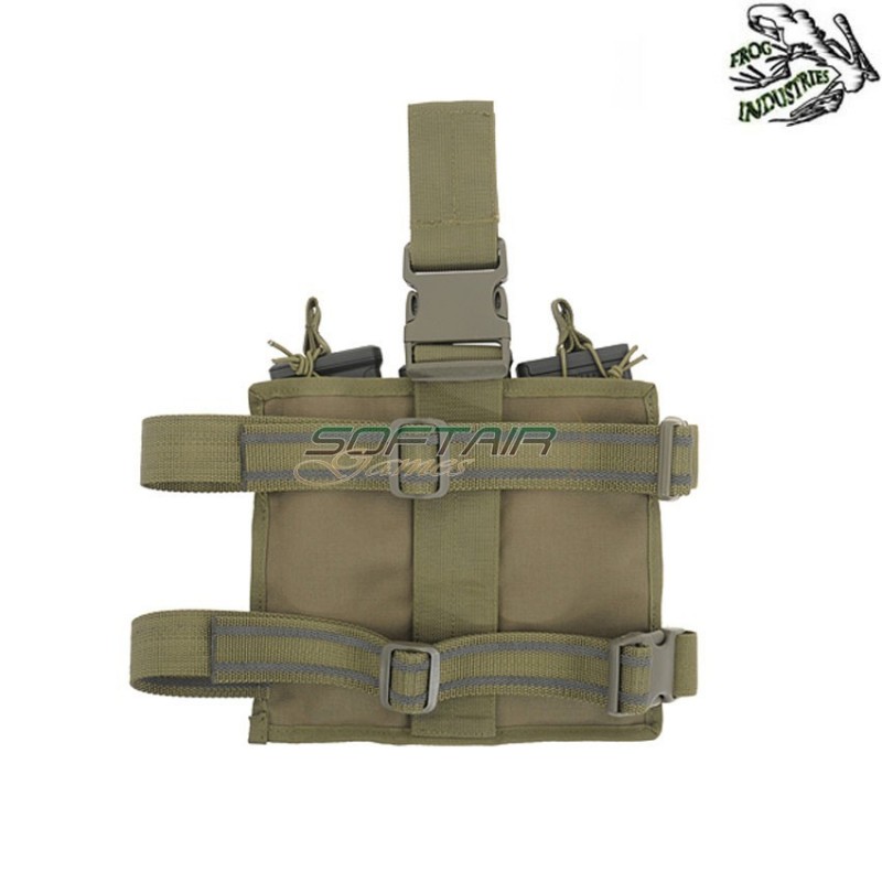 Cosciale drop leg panel m4 six-mag olive drab frog industries® (fi-m51613222-od)