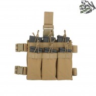 Cosciale drop leg panel m4 six-mag coyote frog industries® (fi-m51613222-tan)